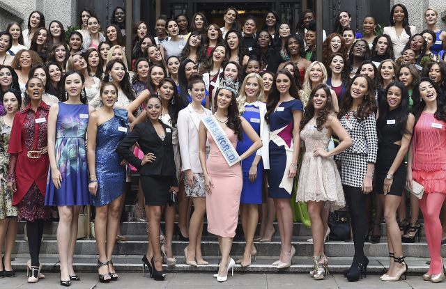 FOTO DE GRUPO DE LAS CANDIDATAS A MISS MUNDO 2014