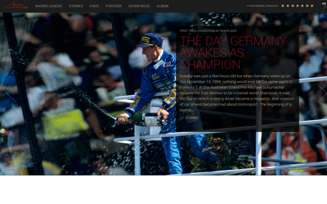 Fotos: Página oficial de Michael Schumacher