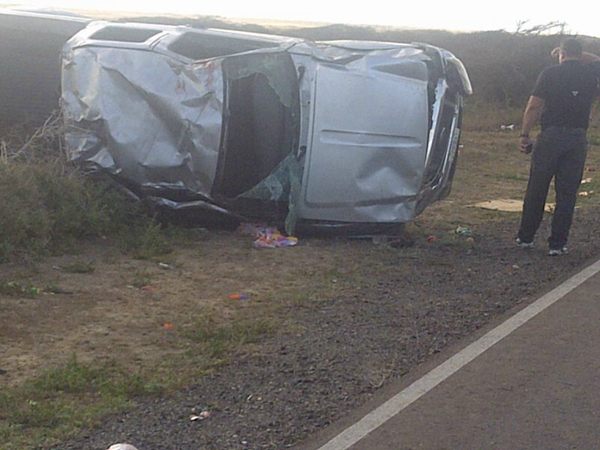 Accidente en la Coro-Punto Fijo dejó cinco heridos (Foto)