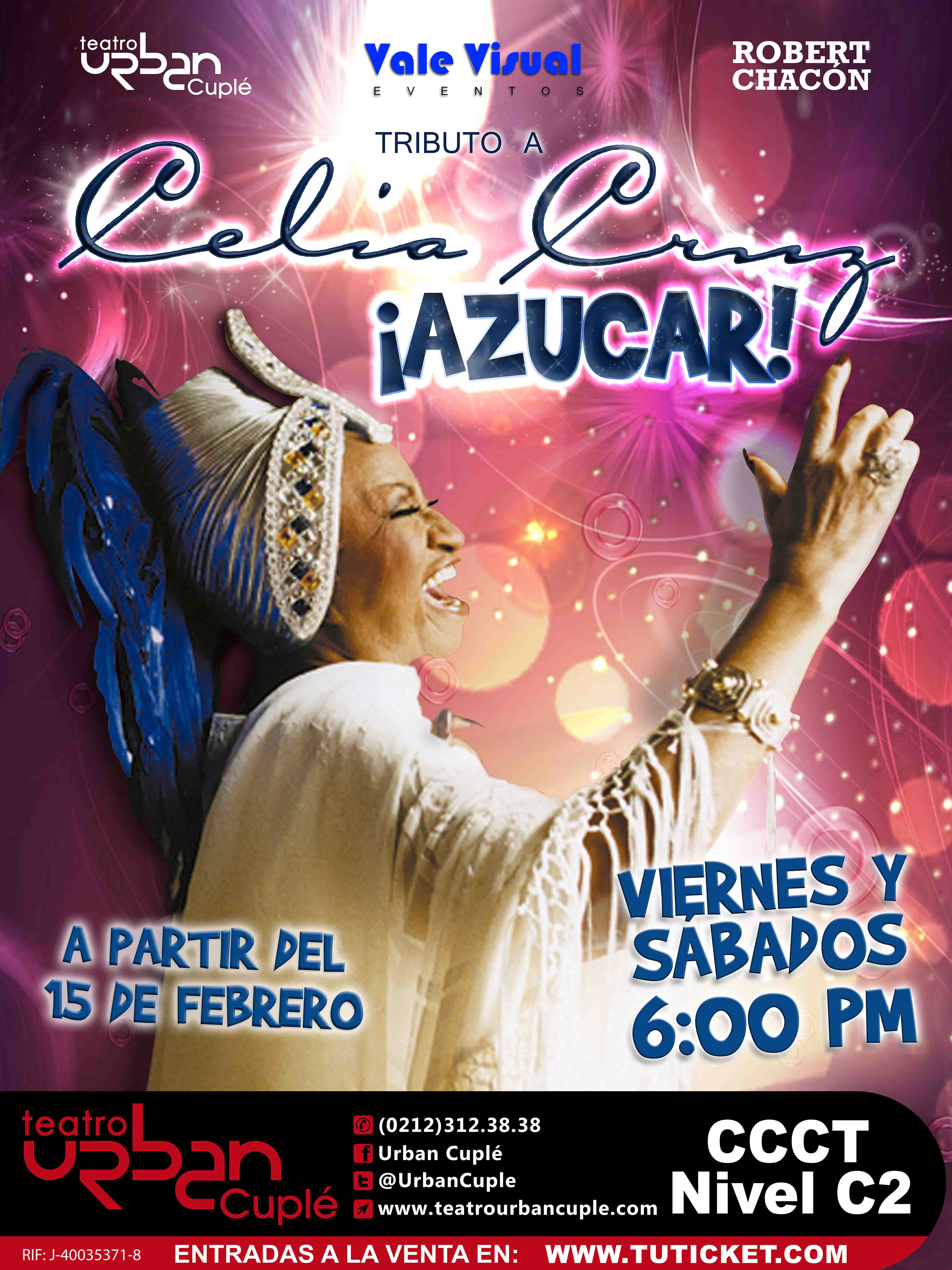 Disfruta el “Azúcar” de Celia Cruz en el Urban Cuplé