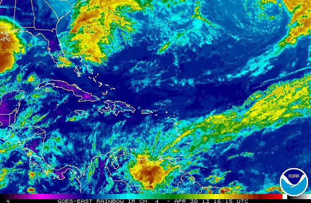 Así está el clima en Venezuela (imagen satelital)