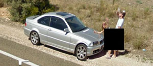 Google Street View captura a pareja teniendo sexo en una carretera (Fotos)