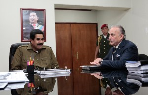 Maduro se reunió con Venevisión, televisora que acatará plan “cero violencia” (Fotos y Video)