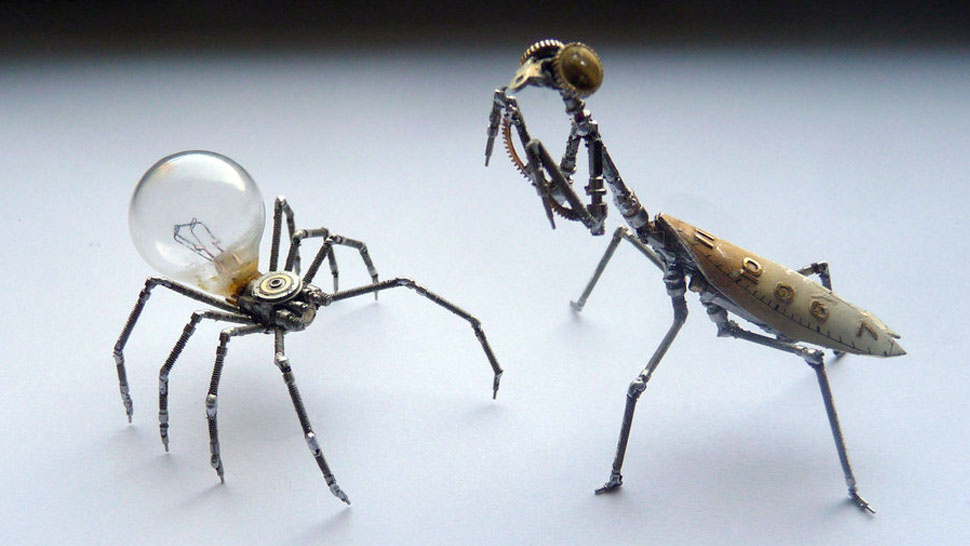 Increíbles insectos hechos con relojes parecen vivos (Fotos)