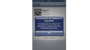 Problemas de conexión y de velocidad en la descarga del nuevo iOS 7