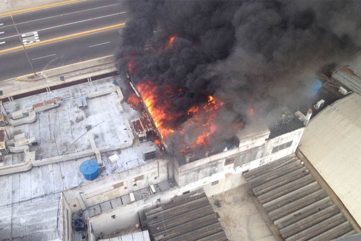 Incendio destruyó una panadería en Maracaibo (Fotos)