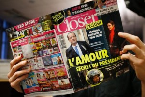 Le descubren una amante al presidente Hollande (Fotos)