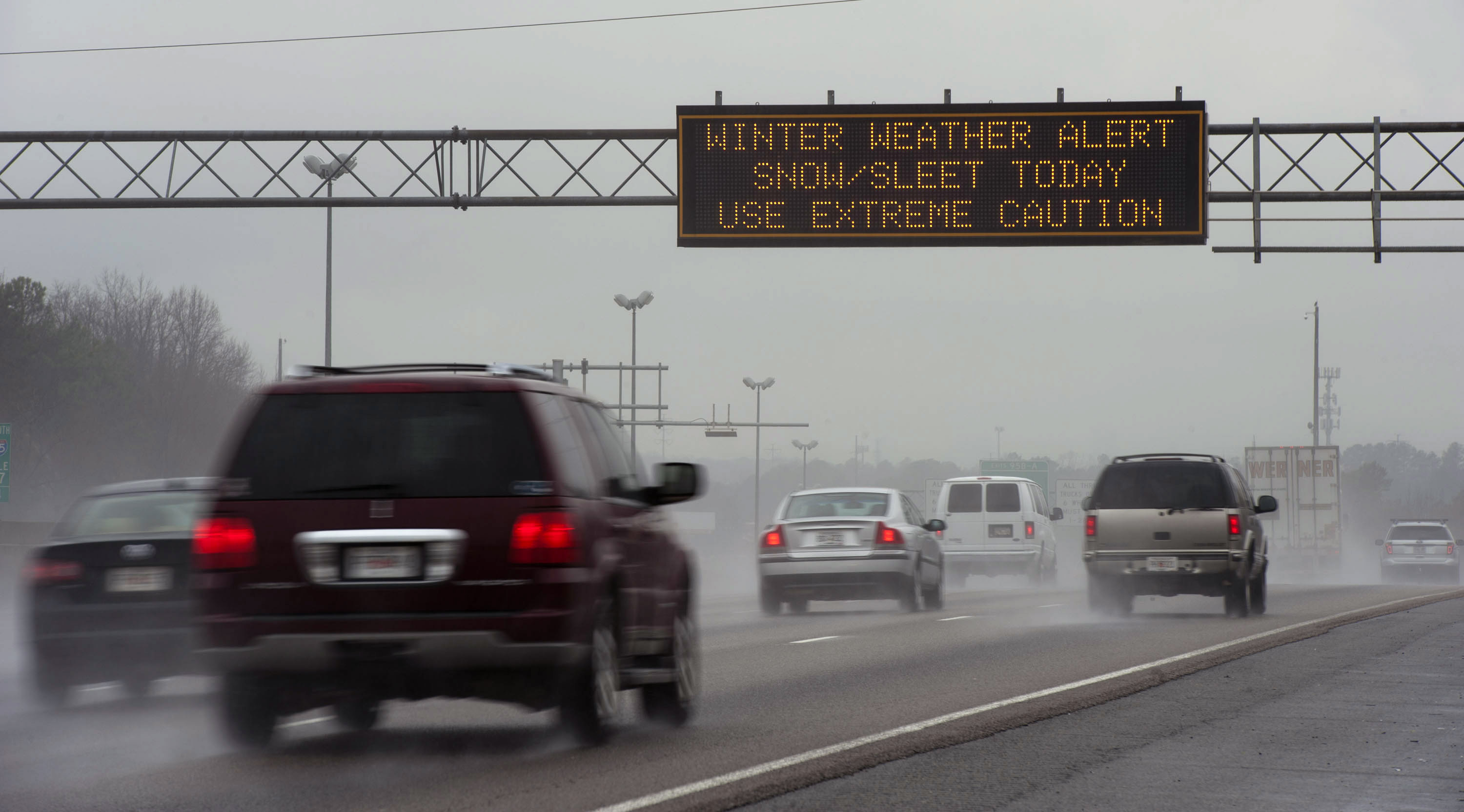 Declaran en emergencia Georgia y Carolina del Norte por tormenta de nieve