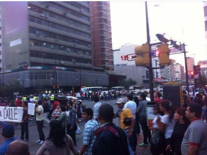 Chacao se mantiene activada con las protestas (Fotos)