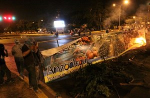 Cierre de vías dejó 54 detenidos y más de una decena de heridos en Anzoátegui