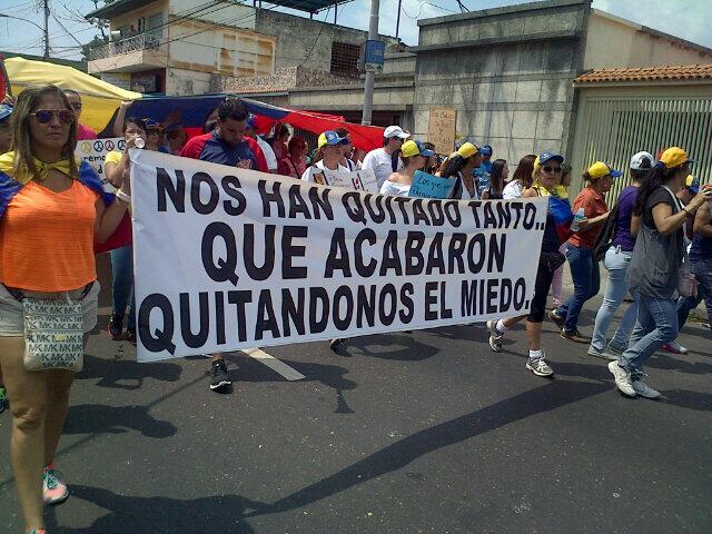 Protestas en Maracay se trasladaron a zona populares (Fotos)