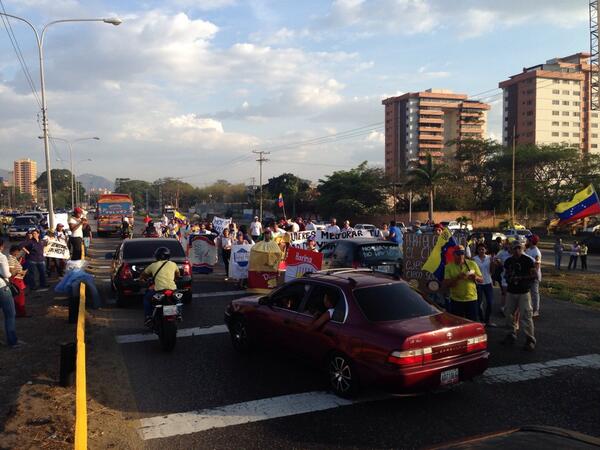 Carabobo protesta en este Domingo de Resurrección