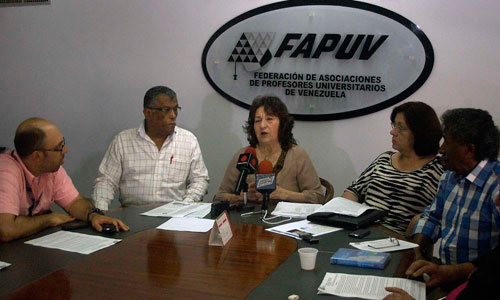 Fapuv: Profesores no iniciarán clases hasta que atiendan demandas salariales
