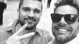 La inesperada selfie de Ricky Martin y Juanes