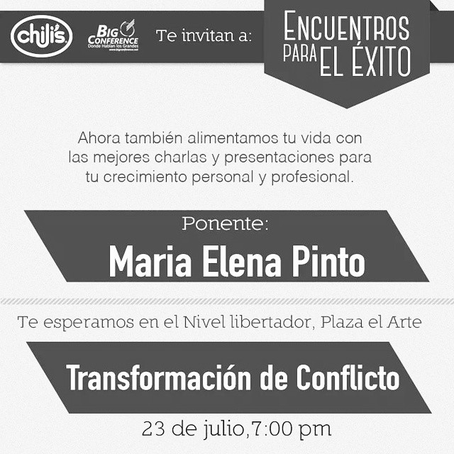 Encuentros Éxito: “Transformación del Conflicto”