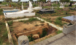 Delincuentes y santeros se apoderan del cementerio de El Tigre