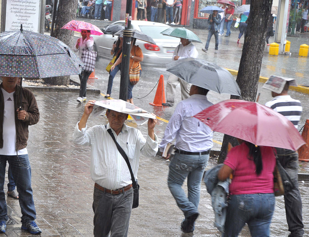 Miércoles con precipitaciones débiles dispersas en gran parte del país