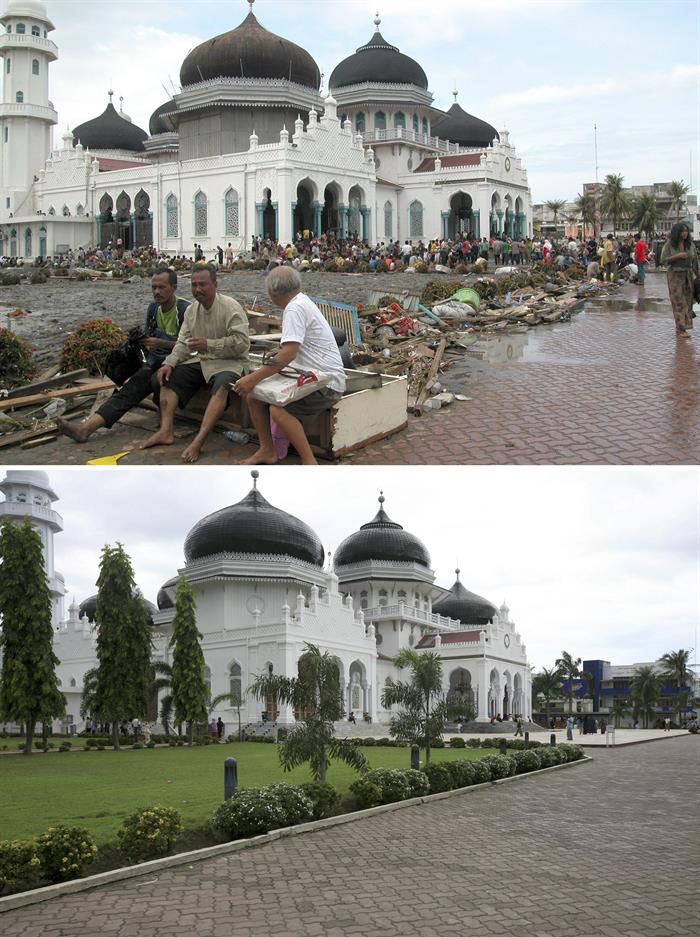 Diez años después del tsunami más mortífero del océano Indico (Fotos)