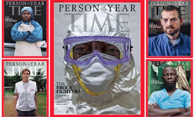 Los profesionales que luchan contra el ébola, personajes del año para Time