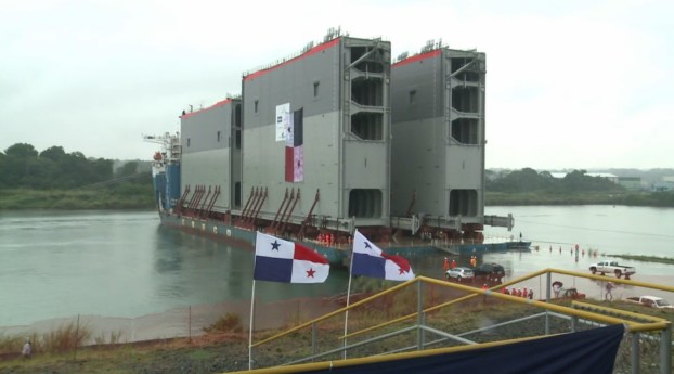 Foto: Fase final de la ampliación del Canal de Panamá tomadas en enero de 2015 / AFP