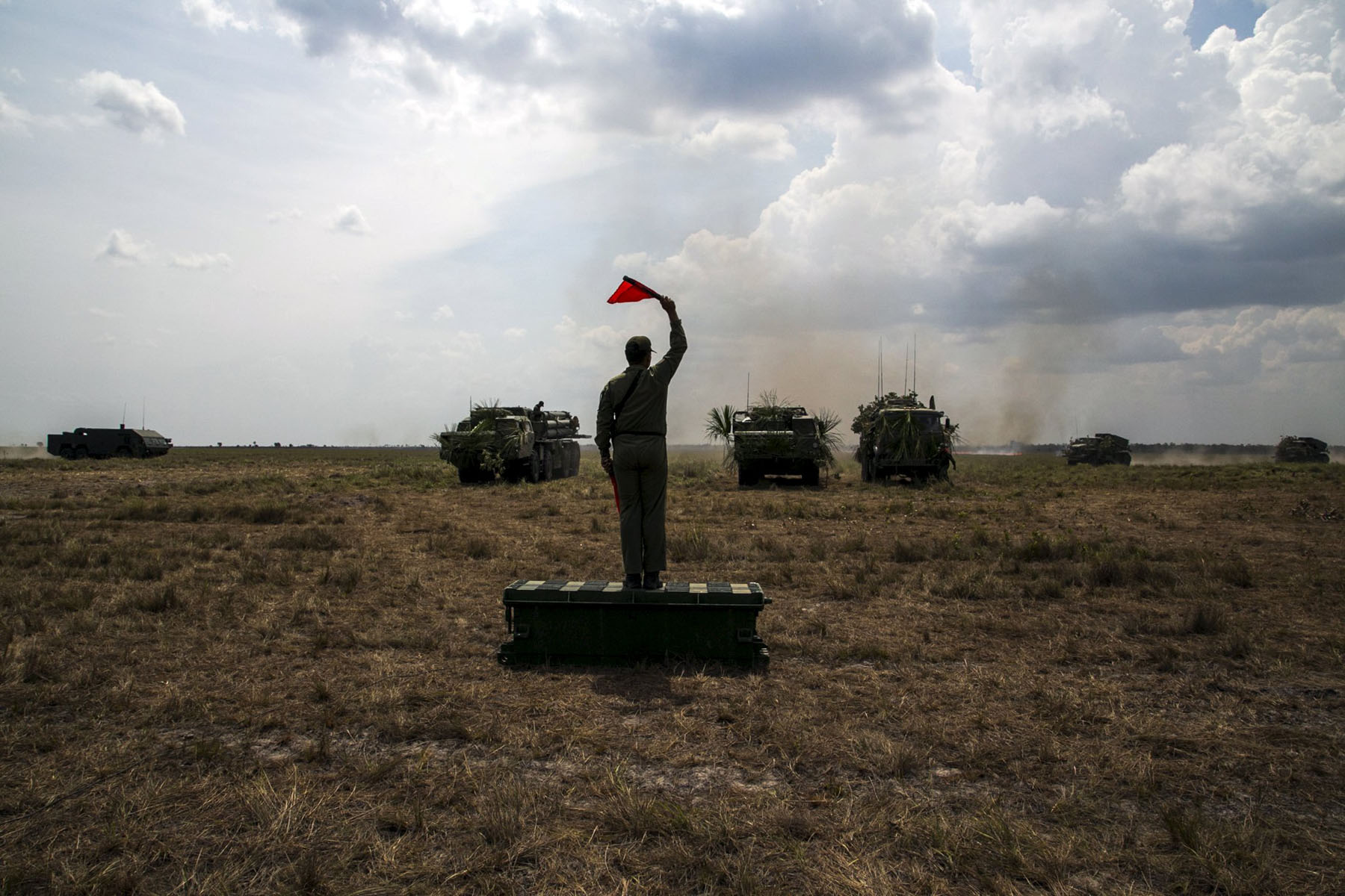 FOTOS: Militares venezolanos lanzando misiles en maniobras (ojalá y le peguen al dólar o a la inflación)