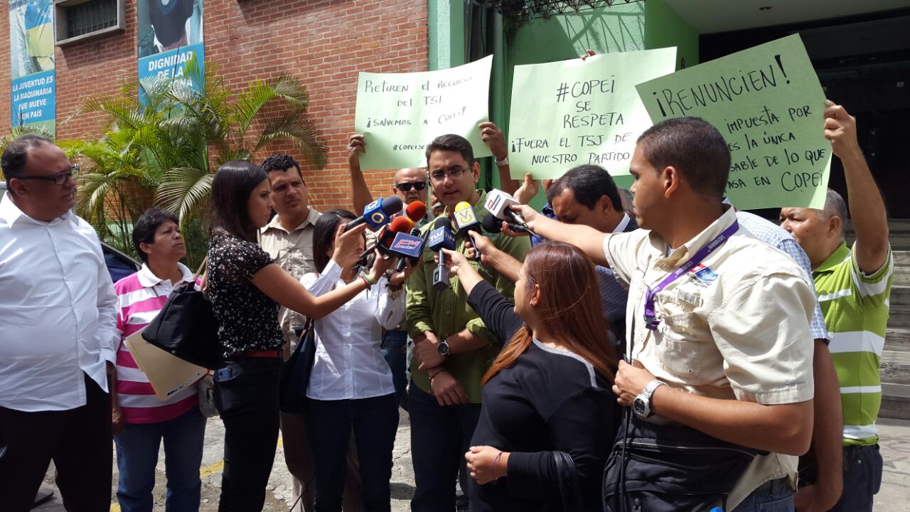 Copei Caracas exige la renuncia de la junta impuesta por el TSJ