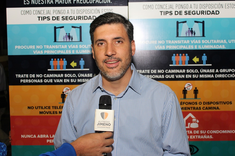 Alfredo Jimeno entregó Plan Integral de Prevención del Delito en Los Palos Grandes