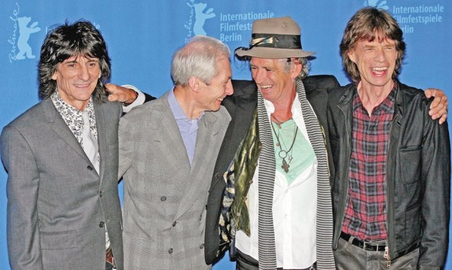 Los miembros de los Rolling Stones.EFE