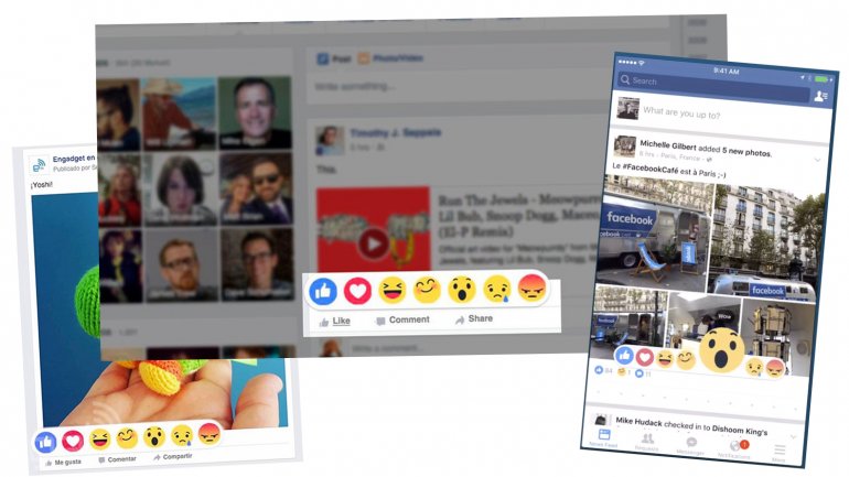 Facebook crea “Reactions” para expresar emociones más allá del “me gusta”