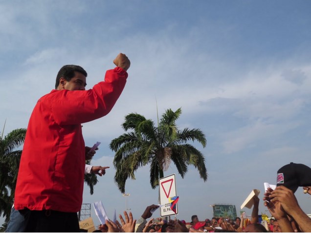 ¡AH OK! Este es el “huracán” que esperó a Maduro en Puerto La Cruz (FOTOS)