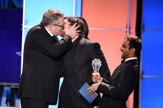 speaks onstage during the 21st Annual Critics' Choice Awards at Barker Hangar on January 17, 2016 in Santa Monica, California.