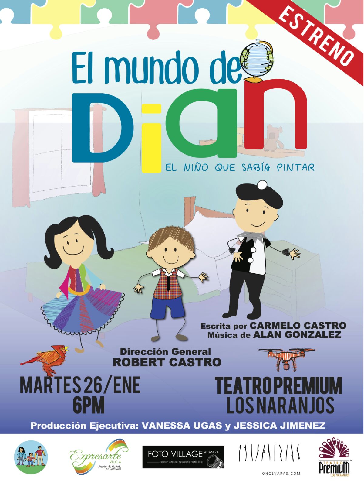 “El mundo de Dian, un niño que sabía pintar” llega al teatro