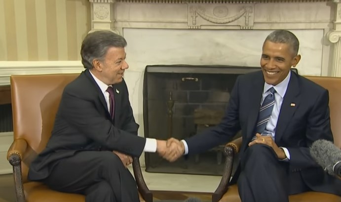 El apretón de manos y las risas entre Obama y Santos que Maduro no quiere ver (FOTOS+VIDEO)