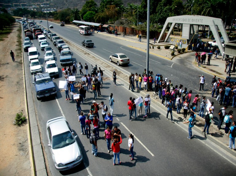 Estudiantes y profesores exigen seguridad en la UDO núcleo Anzoátegui