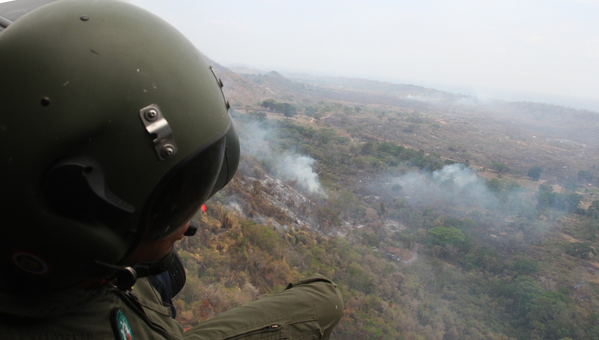 Esta es la magnitud del incendio en la Sierra de Perijá (Fotos+Video)