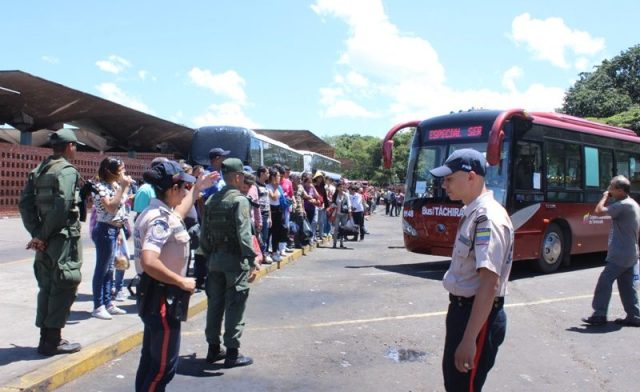 paro de transporte Táchira