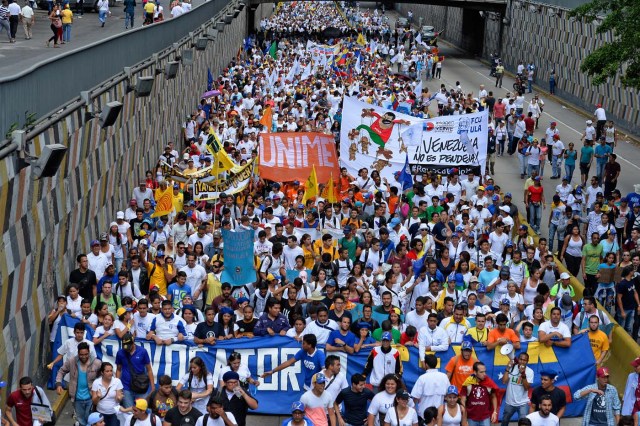 toma caracas marcha