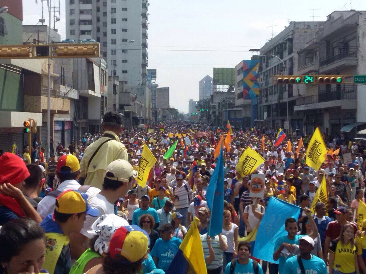 En Aragua también se movilizaron por #LaTomaDeVenezuela