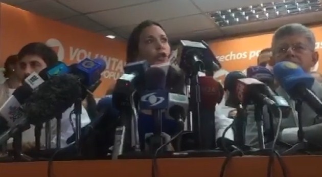 Machado: Es hora de redefinir la unidad nacional