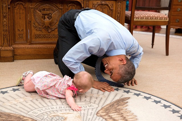 ¡Buenísimas! Revelan fotos íntimas del mandato de Obama