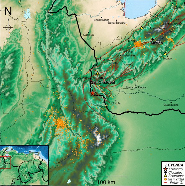 Funvisis reporta sismo de magnitud 5.2 en San Antonio del Táchira