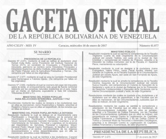 Gaceta