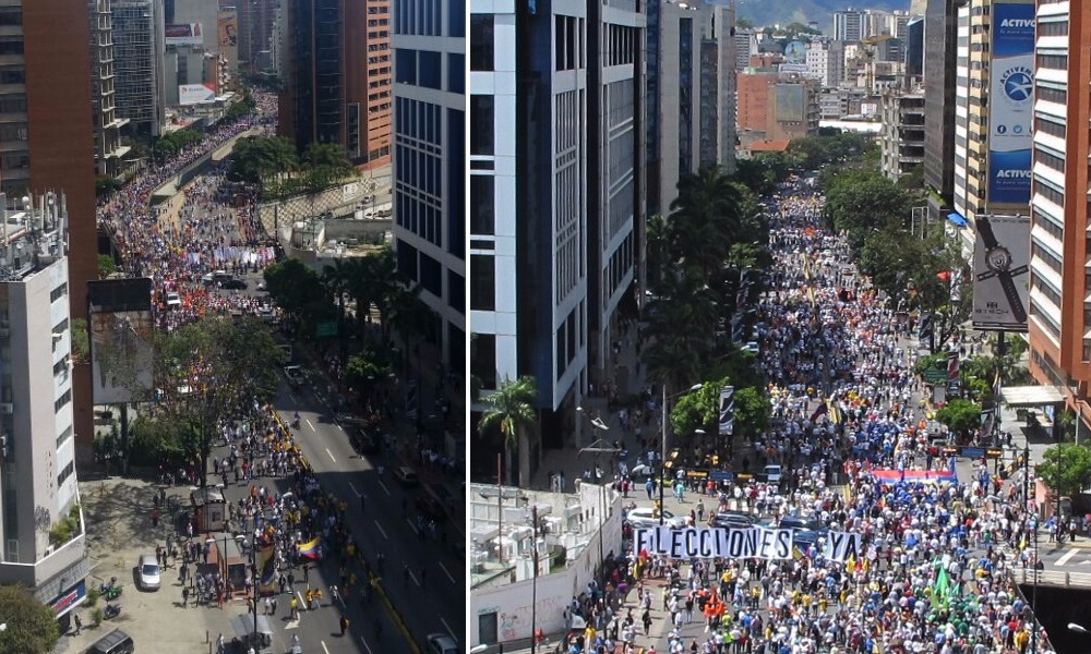 Opositores retomaron la calle este #23Ene para exigir ¡elecciones ya!