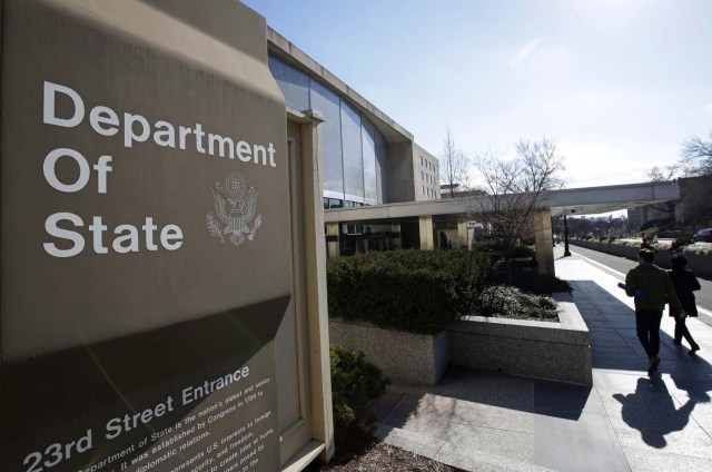 Fachada del Departamento de estado de EEUU (Foto: Reuters)