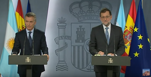 Mauricio Macri y Mariano Rajoy