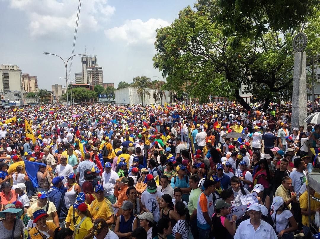 Reprimen manifestación en Maracay este #19Abr