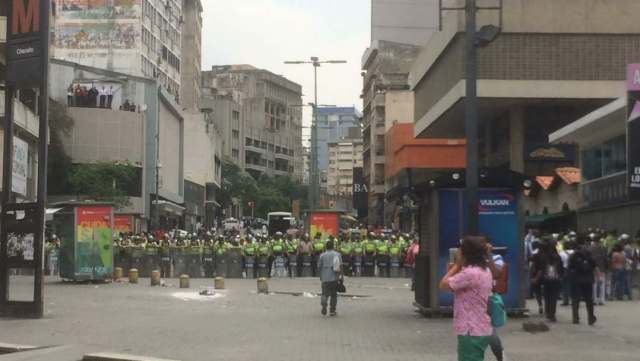 Piquete de la PNB en chacaito