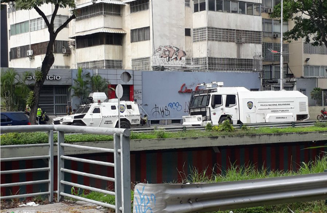 Militarizada la avenida Libertador este sábado #22Abr