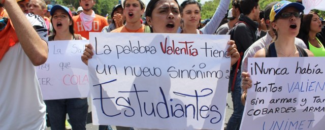 Marcha estudiantil en la Unimet / Régulo Gómez, LaPatilla