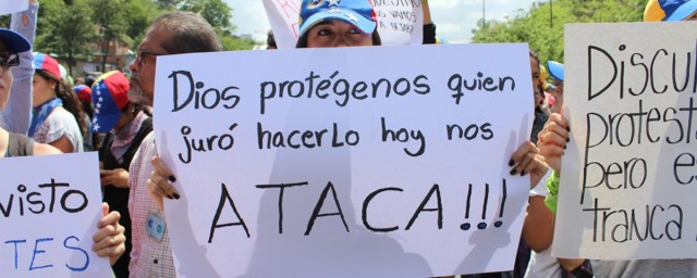 Marcha estudiantil en la Unimet / Régulo Gómez, LaPatilla